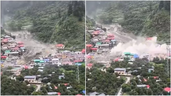 Inundación de Dharali, India