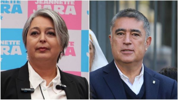 Jeannette Jara y Mario Desbordes