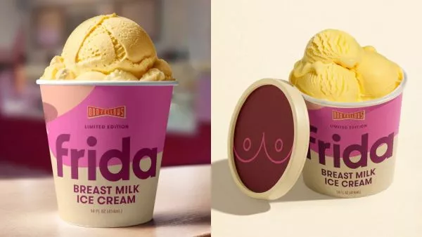 Helado sabor leche materna