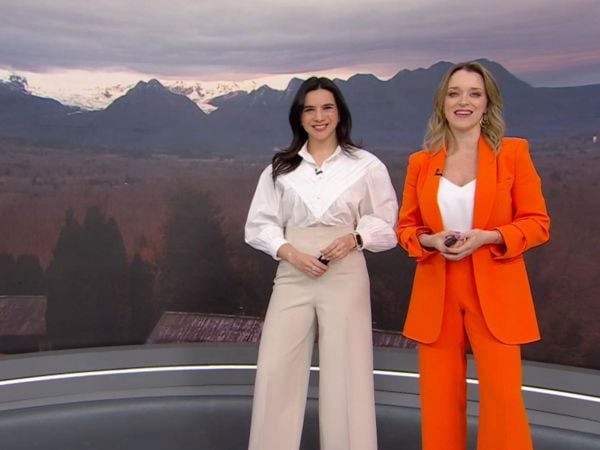 Valentina Reyes y Carla Zunino en 24 Horas Tu Mañana.