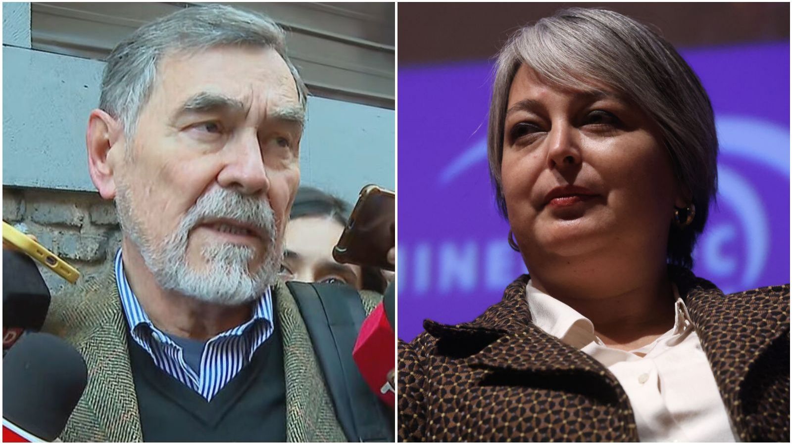 Luis Eduardo Escobar y Jeannette Jara