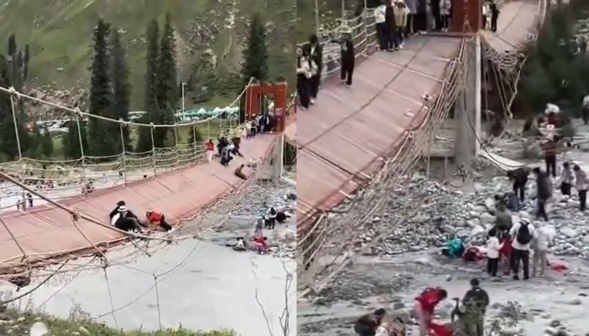 VIDEO | Rotura de puente colgante provocó la muerte de al menos cinco personas en China