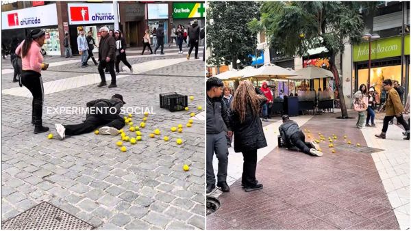 Experimento social en Santiago Centro