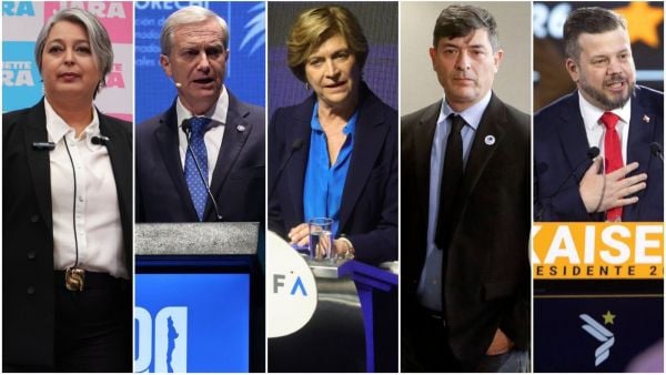 Jara, Kast, Matthei, Parisi, Kaiser