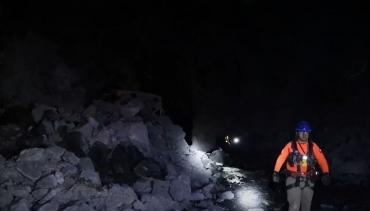 Derrumbe en El Teniente: 3.700 metros con daños