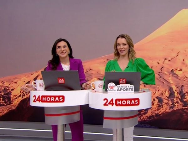 Valentina Reyes y Carla Zunino en 24 Horas Tu Mañana.