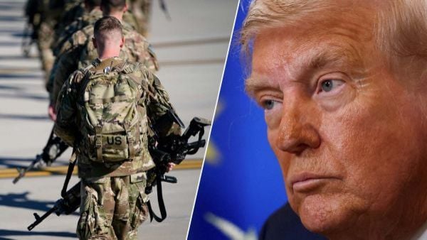 Donald Trump y ejército estadounidense