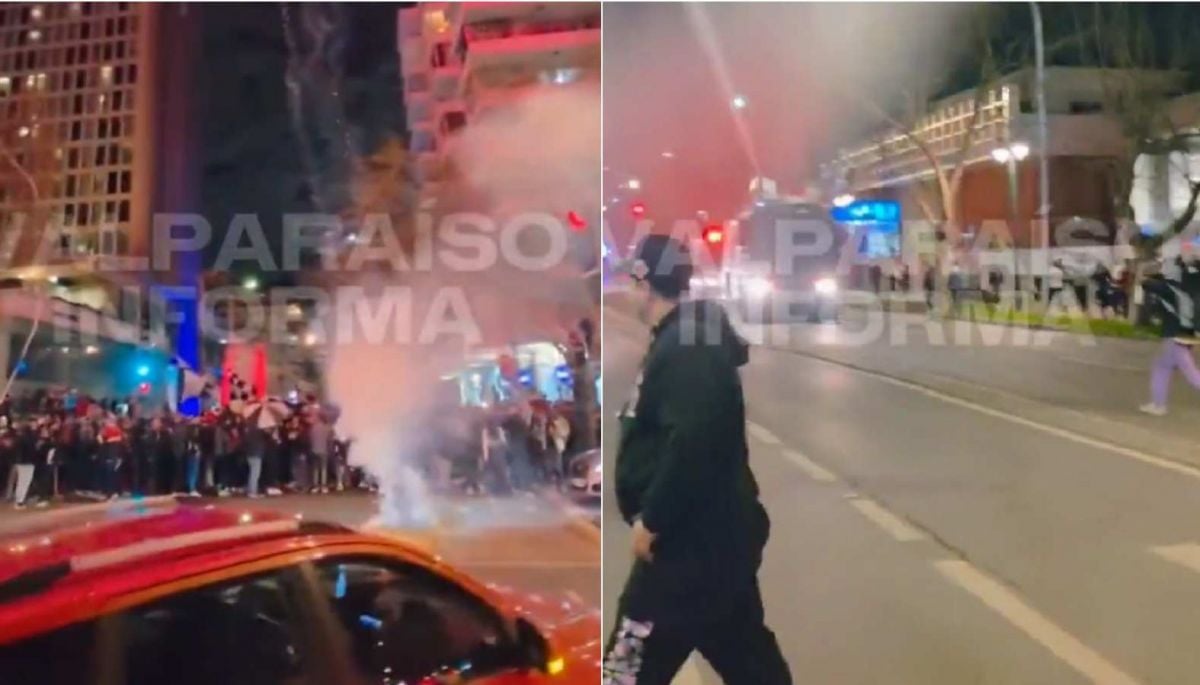 Carabineros dispersa hinchas de Colo Colo que realizaron 