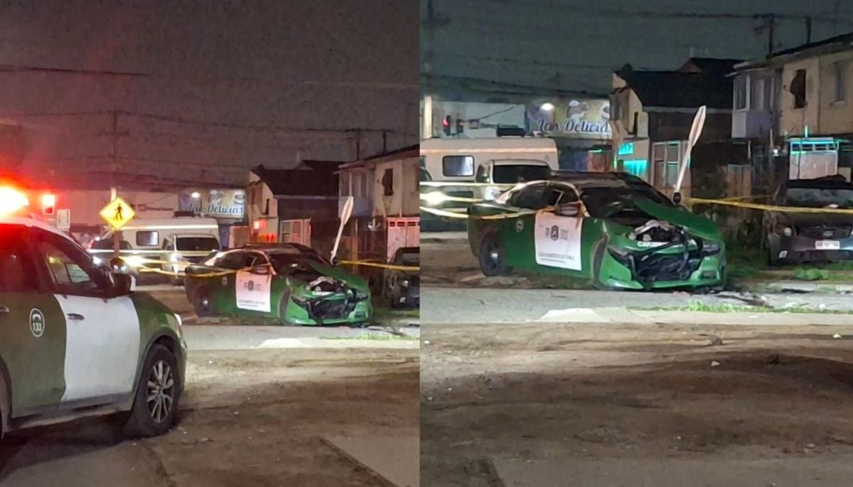 Persecución deja tres detenidos en Lo Prado: dispararon contra Carabineros y chocaron patrulla
