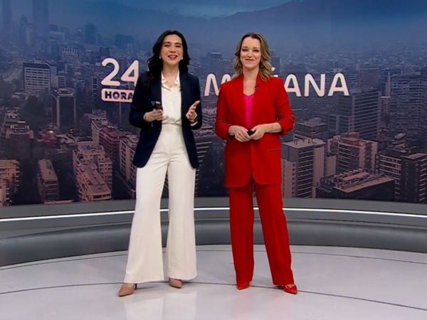 Valentina Reyes y Carla Zunino en 24 Horas Tu Mañana.