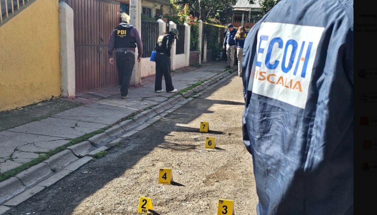 Mujer es asesinada con diversos disparos en Conchalí: cuerpo fue hallado en frontis de su casa