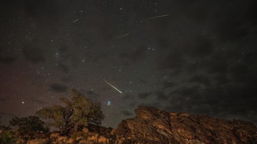 Lluvia estrellas perseidas