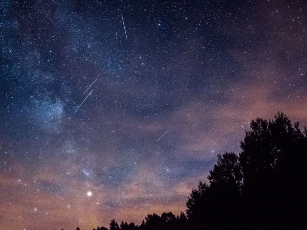 Lluvia de estrellas perseidas