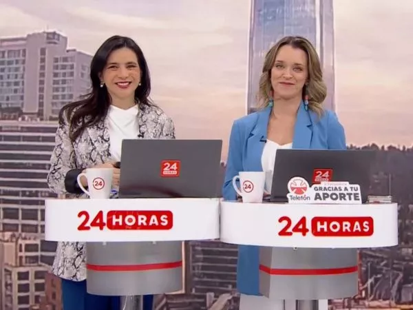 Valentina Reyes y Carla Zunino en 24 Horas Tu Mañana.