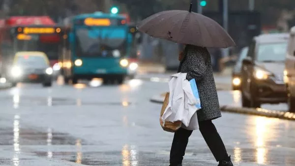 Lluvia en Santiago