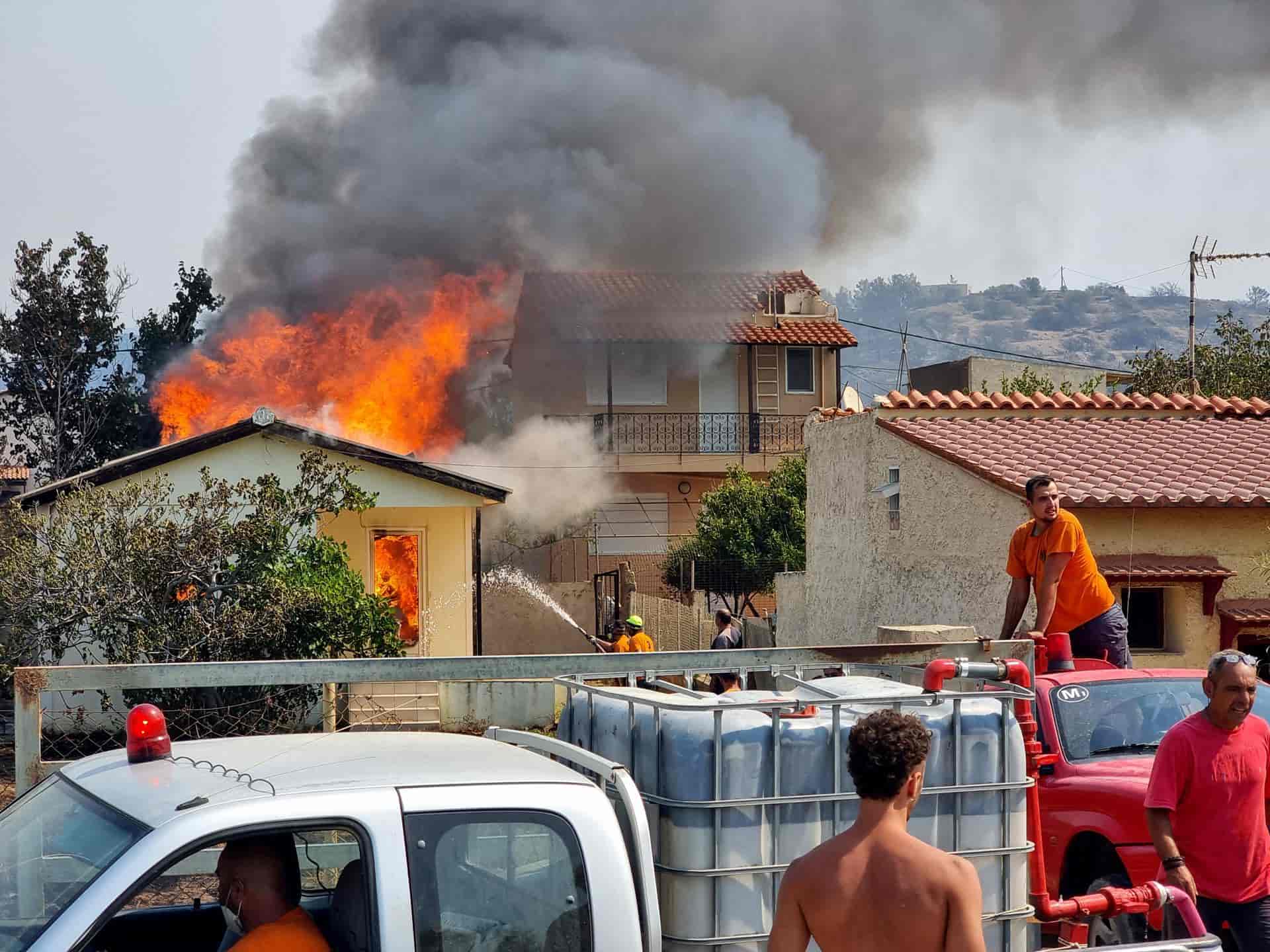 Incendio en España