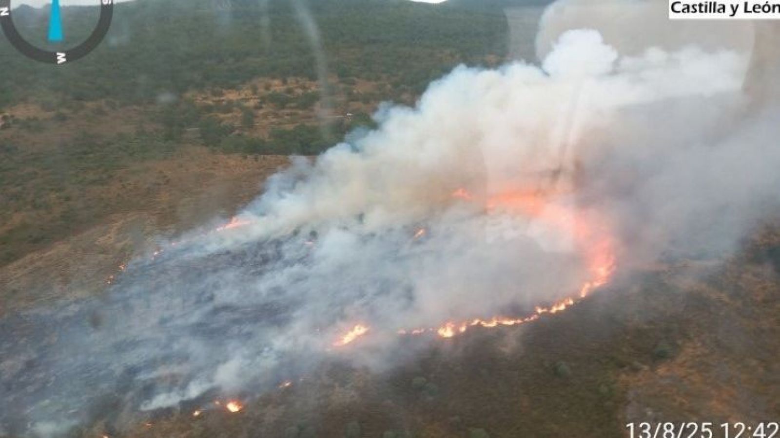 Incendio en España