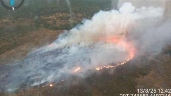 Incendio en España