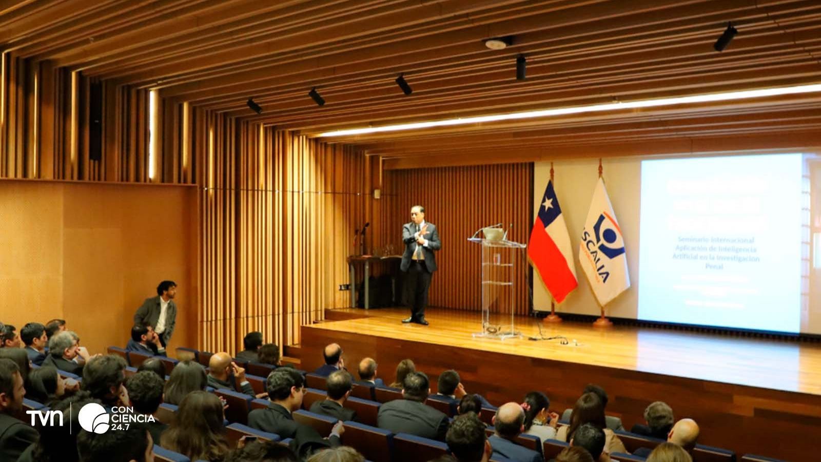 HeredIA presentación en la Universidad de Chile.