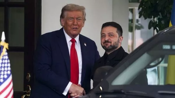 Donald Trump y Volodimir Zelenski