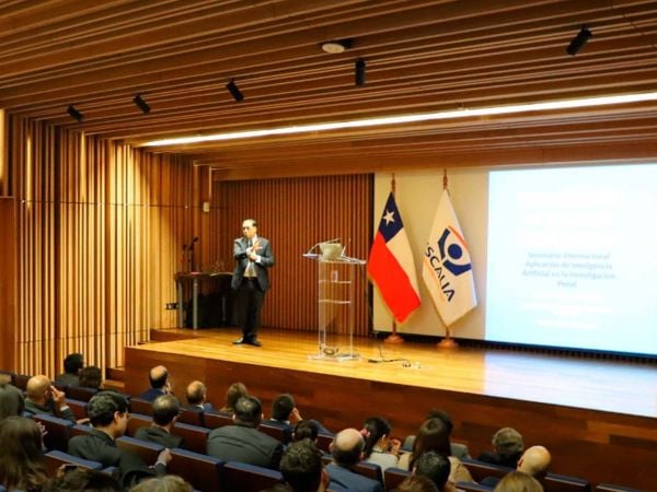 HeredIA presentación en la Universidad de Chile.