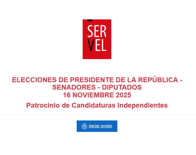 Plataforma de patrocinios servel