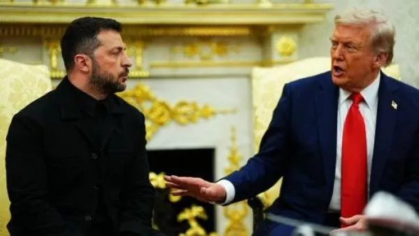 Donald Trump y Volodimir Zelenski