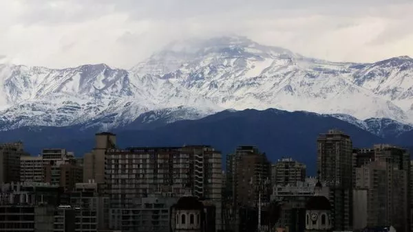 Nieve en Santiago. Iván Torres