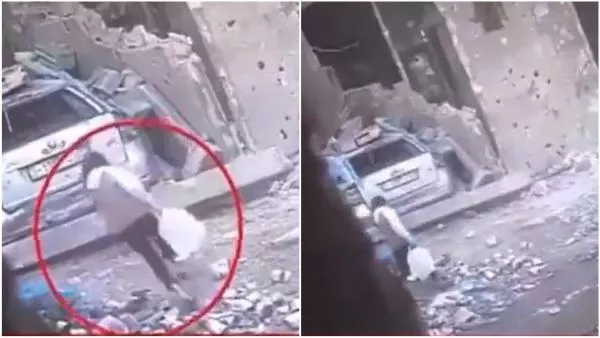 Video de niña presuntamente asesinada por dron israelí