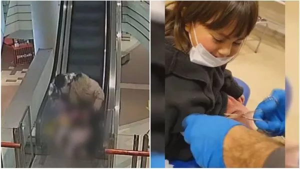 Niña sufre accidente en mall de Viña del Mar