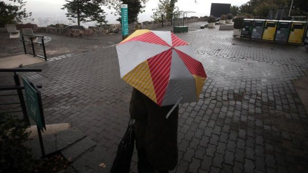 Lluvia en Santiago