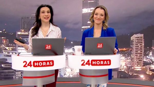 Valentina Reyes y Carla Zunino en 24 Horas Tu Mañana.