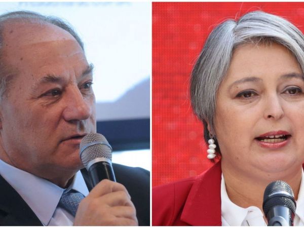 Jeannette Jara y Juan Sutil