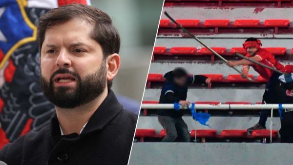 President Gabriel Boric and clashes at Independiente stadium