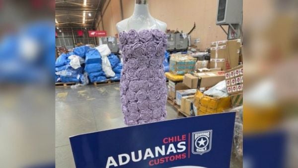 Vestido con cocaína detectado por Aduanas