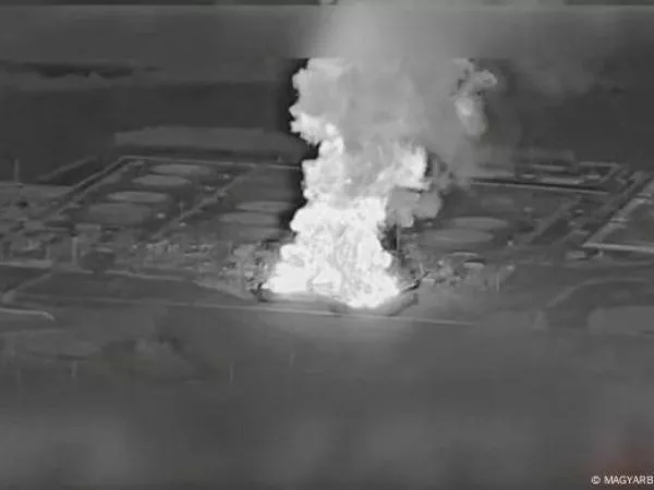 Planta Nuclear incendiandose