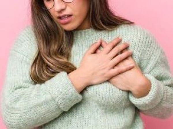 Persona con un problema cardíaco