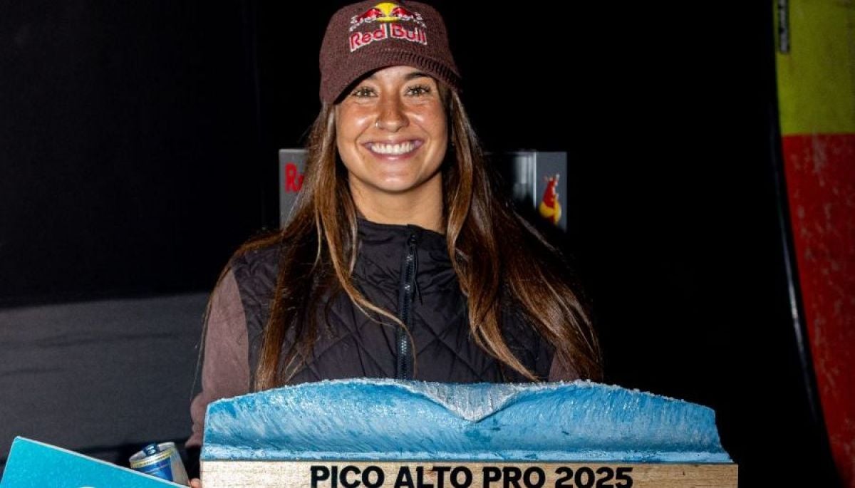 Dominique Charrier se coronó en una de las olas más imponentes de Sudamérica