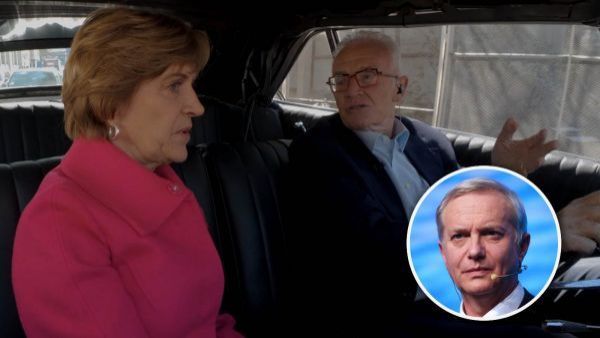 Evelyn Matthei en Car-Curo a La Moneda