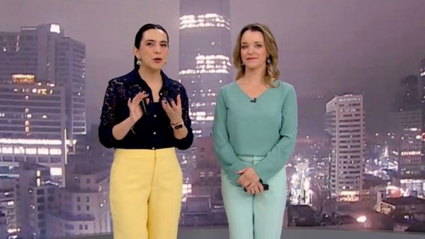 Valentina Reyes y Carla Zunino en 24 Horas Tu Mañana.