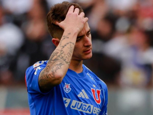 Franco Calderón tras ser expulsado en el Superclásico ante Colo Colo