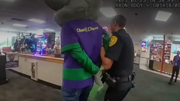 Corpóreo del ratón de Chuck E. Cheese.