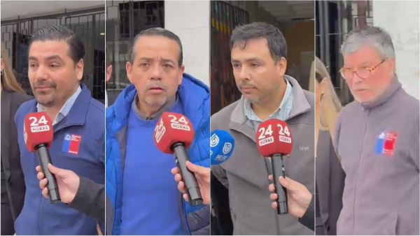 Funcionarios públicos detenidos en Arica