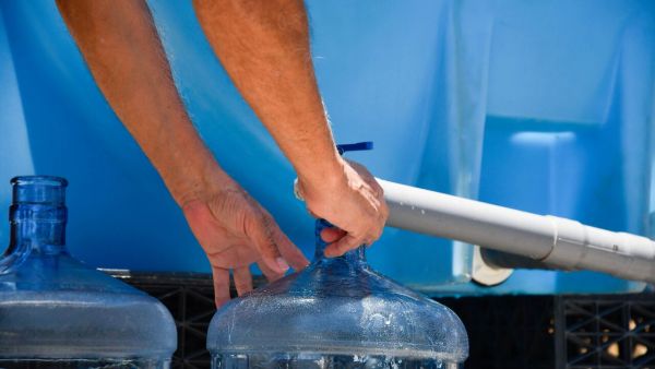 Corte de agua en Santiago