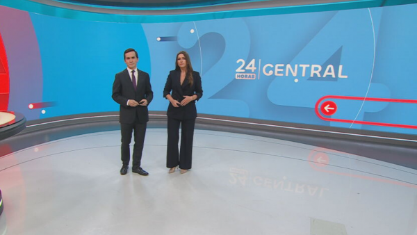 Josefa Bustos y Andrés Vial en 24 Horas Central