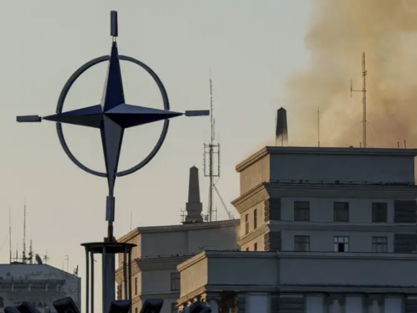 El ataque ruso alcanzó al edificipo de gobierno de Ucrania.