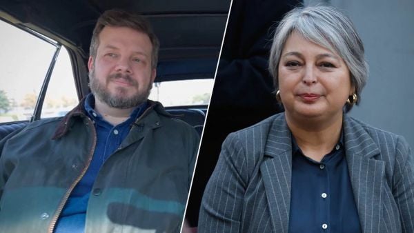 Johannes Kaiser y Jeannette Jara