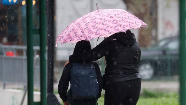 Lluvias y tormentas eléctricas en zonas de Chile
