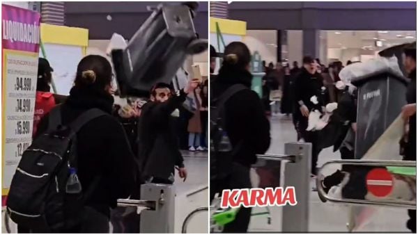 Pelea en supermercado cerrillos