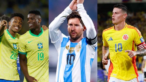 Brasil, Argentina y Colombia, países clasificados al Mundial 2026